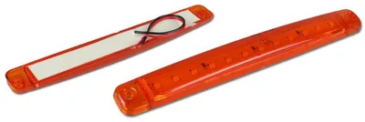 Imagen del producto de Luz lateral LED para señalización, con 12 LEDs, 12-24V, 170 mm, color amarillo