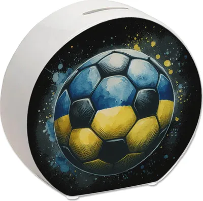 Produktbild von Fußball Ukraine Flagge Spardose