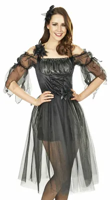 Produktbild von Halloween Kostüm "Black Fairy" für Damen Größe: 44/46