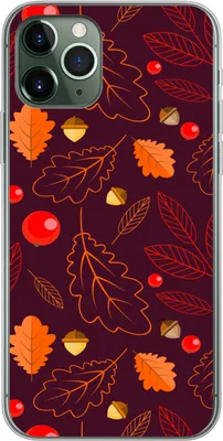 Produktbild von MuchoWow® Handyhülle Schutzhülle Hülle für Telefoonhoesje iPhone 11 Pro Muster - Herbst - Laub - Mädchen - Kinder - Kinder Silikon Softcase Handy Hülle - Handy