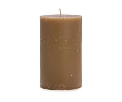 Obrázok produktu pre Rustik Lys – Rustikálna stĺpová sviečka „Classic“ (Ø 10 × 18 cm, farba Camel)