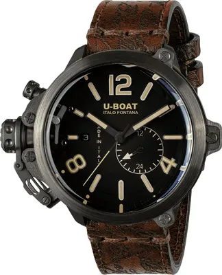 Produktbild von U-Boat 8805 Herrenuhr Capsule Titanium BK BE 50mm 10ATM