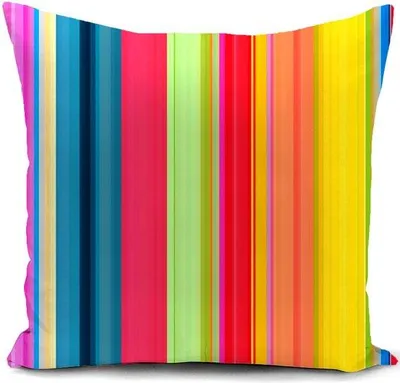 Imagen del producto de Ibenzoa® Funda de cojín de colores, 40 x 40 cm – Poliéster, suave y transpirable, fácil de cuidar (lavable a 30°C), antipesina, cierre de cremallera invisible, sin relleno