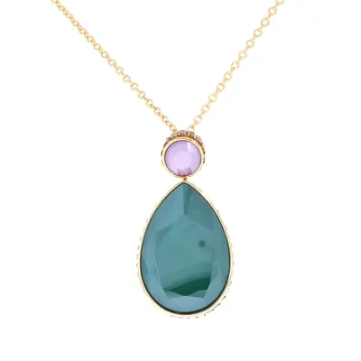 Produktbild von Swarovski Damen Kette Halskette Edelstahl Orbita Kristall Tropfenschliff 5600517