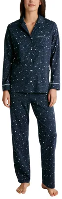 Productafbeelding van CALIDA Sweet Dreams pyjama, damesmodel, marineblauw, maat 44-46