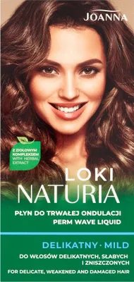 Produktbild von Joanna Naturia Loki Płyn do trwałej ondulacji Delikatny, 2 x 75 ml