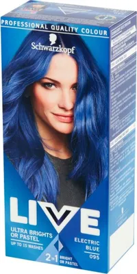 Produktbild von Schwarzkopf Hair Color Live (Permanent Colour) - Shade: 95 Blue