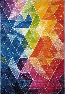 Zdjęcie produktu dla 120x170 cm Kawałek dywanu Fantasy 835-17 niebieski/żółty