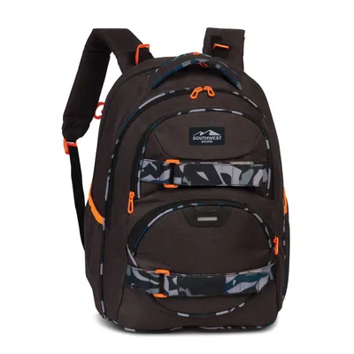 Produktbild von Southwest Bound Schulrucksack Backpack Rucksack Schulranzen 30350, Farbe:Schwarz