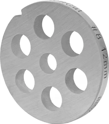 Produktbild von Fleischwolfscheibe, Lochscheibe aus Inox Stahl Größe 8 in 12,0 mm Bohrung von WolfCut