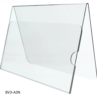 Produktbild von Artcop Einseitiger Plexiglas-Aufsteller A4 Querformat