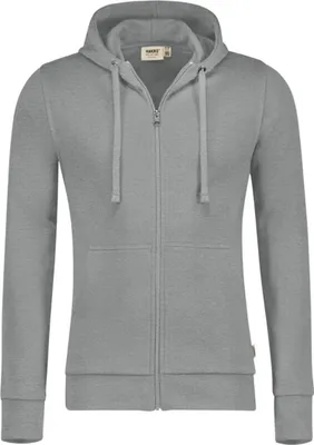 Produktbild von KAPUZEN-SWEATJACKE - graumeliert - Größe S