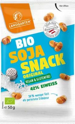 Produktbild von Landgarten Soja Snack Original, 50 g