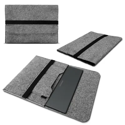 Produktbild von Sleeve Hülle Medion Akoya S14406 Schutzhülle Filz Tasche Laptop Cover 14" CaseFarbe:Grau