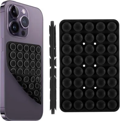 Produktbild von Selbstauslöser-Telefonhalter für Selbstfotografieren mit Anti-Slip-Spiegel (schwarz)