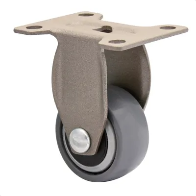 Produktbild von WAGNER Design 3C - Bockrolle soft - Durchmesser Ø 25 mm, grau, Anschraubplatte, Tragkraft 12 kg - 01242801