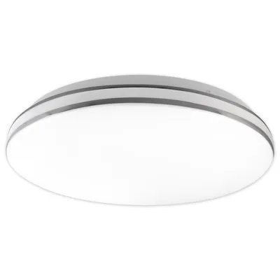 Obrázok produktu pre LED stropné svietidlo MasterLED, 24 W, 1680 lm, 4000 K, IP44, 38 cm, kúpeľňové svietidlo, biela, chróm
