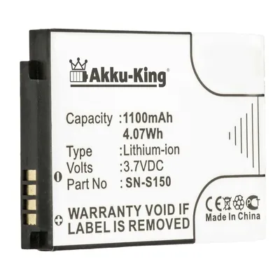 Produktbild von Akku kompatibel mit Philips N-S150 - Li-Ion 1100mAh - für Avent SCD603 Babyphone, SCD-603/00, SCD-603H, AW, 1ICP6/39/52, 996510061843