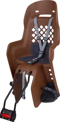 Immagine prodotto di POLISPORT Joy FF 29 Seggiolino posteriore per bambini per montaggio su telaio - Marrone/Grigio scuro