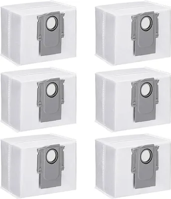 Produktbild von 6 Staubbeutel für Roborock S7 / S7 MaxV Ultra / Q7+ / Q7 Max+, Roborock S7 Zubehör, Ersatzstaubbeutel für Roborock S7 Vakuumstation