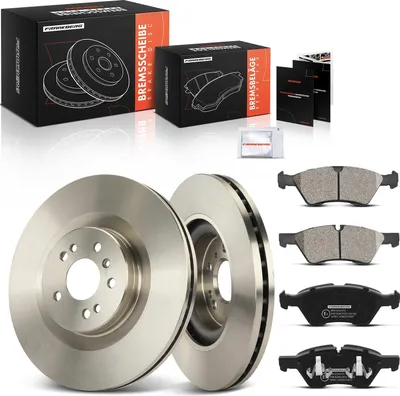 Productafbeelding van Frankberg 2x remschijven 4x remblokken vooras voor Benz GL-Klasse M-Klasse X164 V251 W251