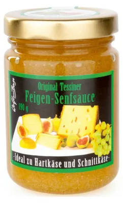 Zdjęcie produktu dla Ruwisch & Zuck Original Ticino Fig Mustard Sauce Słodko-pikantny 190g