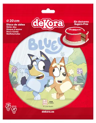Produktbild von Dekora Bluey Essbarer Tortenaufleger 20cm
