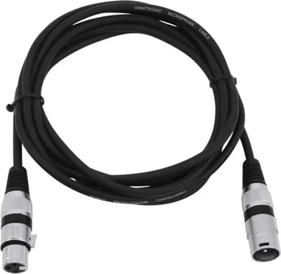 Produktbild von Omnitronic XLR Kabel 3 pol. 3,0 m schwarz