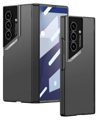 Immagine prodotto di Custodia per Samsung Galaxy Z Fold 7 Business custodia rigida sottile opaca con protezione dello schermo e delle lenti nero