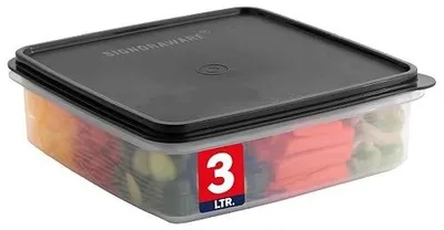 Zdjęcie produktu dla Pojemnik do przechowywania 3 l szczelny hermetyczny bez bpa z pokrywką