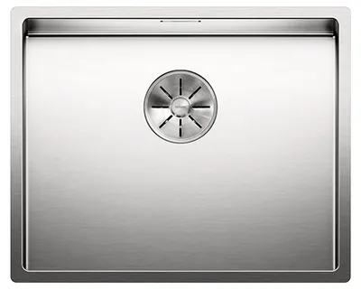 Imagen del producto de BLANCO CLARON 500-U, Mueble con lavabo, Acero inoxidable, Acero inoxidable, 60 cm, Alemania