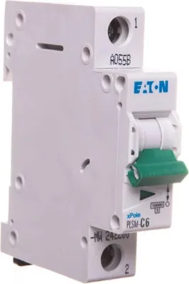 Produktbild von Leistungsschalter 1P C 6A 10kA AC PLSM-C6-MW 242200