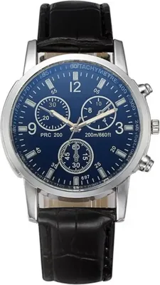 Produktbild von Stylische Herrenuhr Darcio in Schwarz/Blau – Elegantes Accessoire KP35310