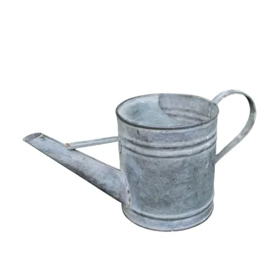Produktbild von Nostalgische Deko-Gießkanne aus Zink, nicht wasserdicht, 24 cm lang, 12 cm hoch