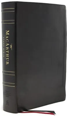 Produktbild von Nasb, MacArthur Study Bible, Black Genuine Leather, 1995 Text, Comfort Print
