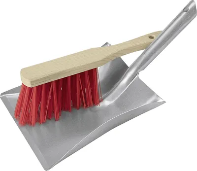 Immagine prodotto di NÖLLE set per spazzare in metallo, spazzola a mano Elaston pala zincata