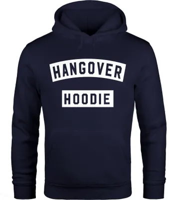 Produktbild von Hoodie Herren Hangover Kapuzen-Pullover Moonworks® navy 4XL