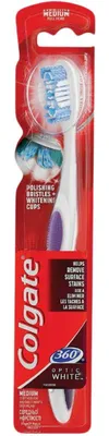 Productafbeelding van Colgate Tandenborstel 360 Optic White Medium (1 stuk)