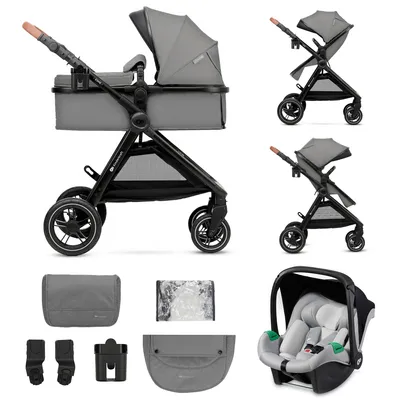 Obrázok produktu pre Kinderkraft ESME multifunkčný kočík 2 v 1 do 25 kg s TRAVEL SYSTEM sivá