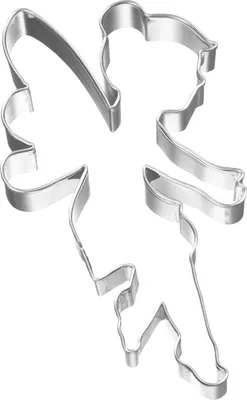 Immagine prodotto di Birkmann 1010719810 Tagliabiscotti fata volante, 11 cm, plastica, grigio, 5 x 3 x 2 cm