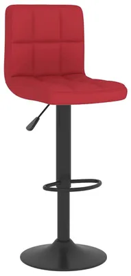 Produktbild von vidaXL Barhocker Weinrot Stoff