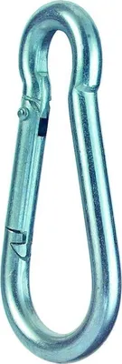 Produktbild von Karabinerhaken verzinkt 40 x 4 mm