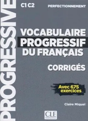 Produktbild von Vocabulaire progressif du français, Niveau perfectionnement. Corrigés