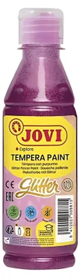 Productafbeelding van Jovi Premium Glittertemperaverf, roze, 250 ml, 1 stuk