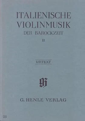 Produktbild von Italienische Violinmusik der Barockzeit Band II