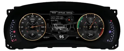 Obrázok produktu pre Palubná doska, LCD displej 12,3 palca, kompatibilná s modelom Jeep Wrangler JK, vysoká verzia