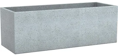 Obrázek produktu pro Scheurich C-Cube Long 240, Květináč, Volně stojící, Plast, Šedá, Obdélník, Venkovní