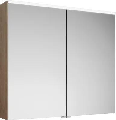 Image de Armoires de toilette burgbad Eqio avec éclairage LED à poser, 2 portes, 900x800x170mm, SPGS090F3180