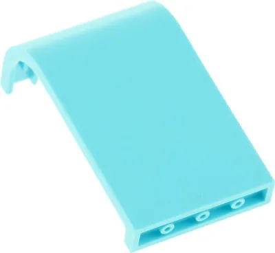 Produktbild von 1x Lego Panele 3x4x6 hell azur blau rund gewölbt Fenster 6244790 35253 2571