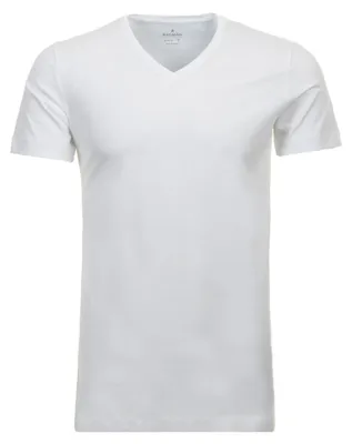 Produktbild von RAGMAN 2er Pack Basic Unterhemd / Shirt Kurzarm Bequem und atmungsaktiv, Formstabil durch verstärkte Nähte, Vielseitiges Basic